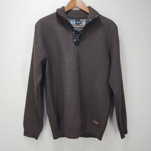 BUFFALO David Bitton Weebery Polar Fleece-Lined Button Up Sweater